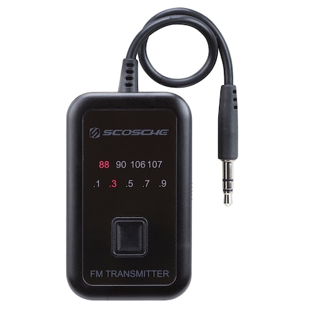 Scosche TuneIn Universal FM Transmitter w/ Built-In Aux 3.5mm Cable FMT4RP